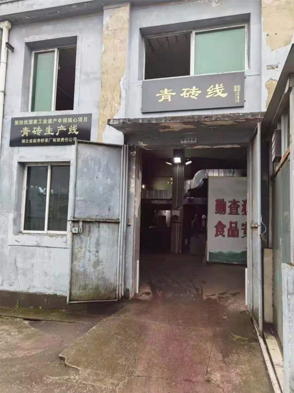 到訪(fǎng)趙李橋茶廠(chǎng)，品鑒2021青磚茶